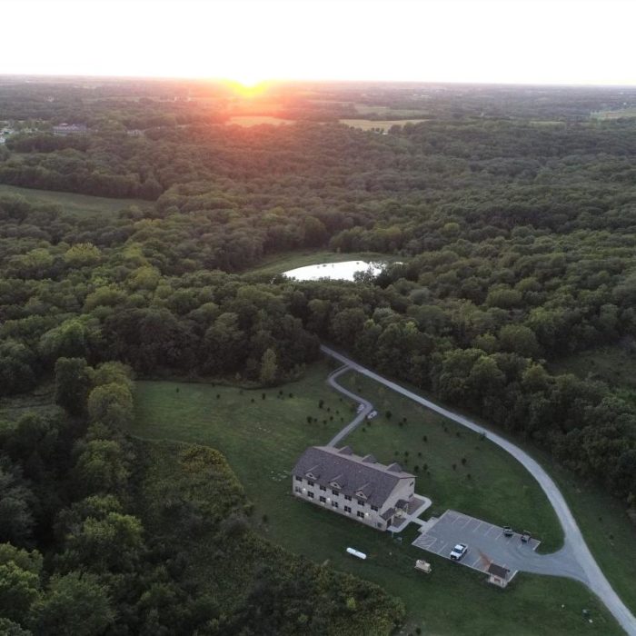 aerial view of the top of the world ranch